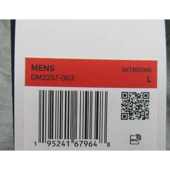 Nike SB Skate Long Sleeve Shirt Mens Size Large Grey Heather NEW - Picture 7 of 8